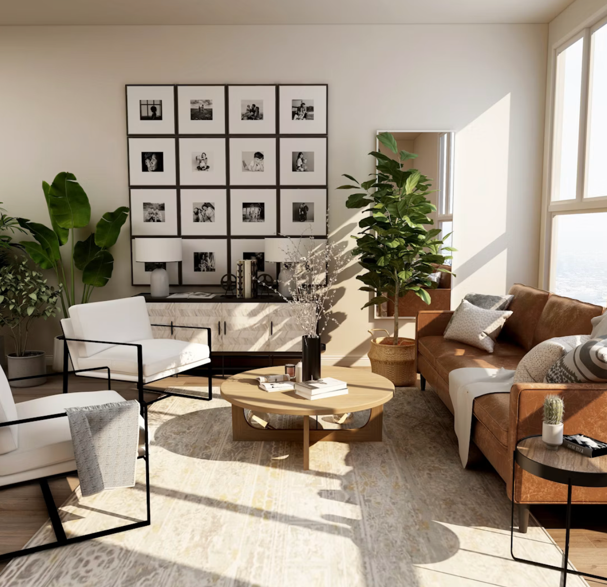 Interior residencial ilustrativo del caso Chamberí